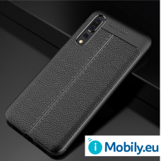 Luxury Leather TPU Case pro Huawei P20 PRO - černé